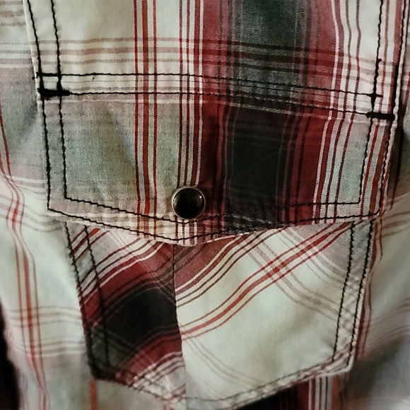 Carbon Size Large Button Down 60% Cotton 40% Poly - Picture 5 of 8